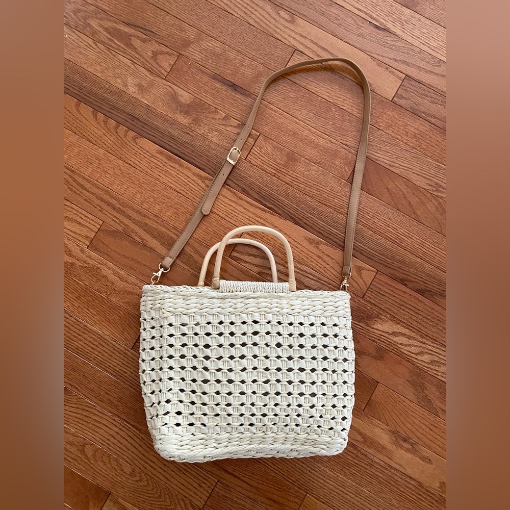 Vici straw woven handbag purse bag tote